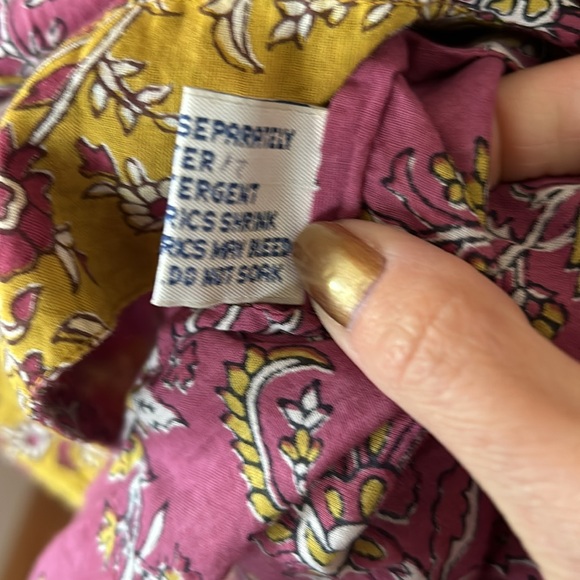 Hand block-print Indian dress - Picture 6 of 6